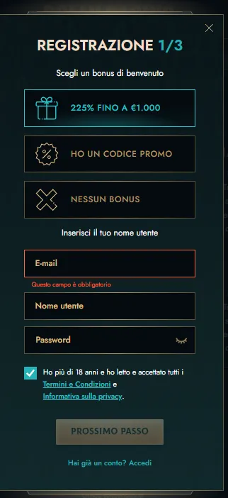 Registrazione Dolly Casino: guida passo passo