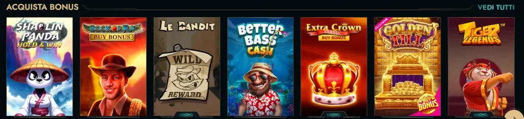 Acquista bonus